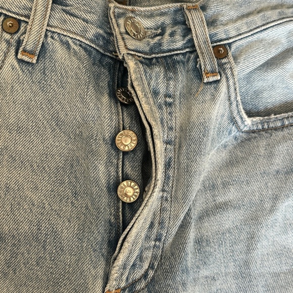 Women's AGOLDE Jamie High Rise Classic Jeans Size 25 Ripped Revolve Distressed - Picture 8 of 9